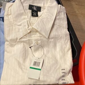 Calvin Klein Men's White Shirt